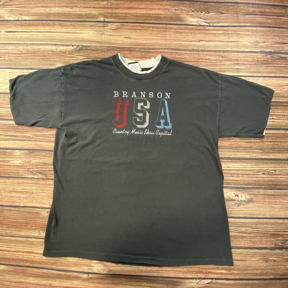 Vintage Branson Missouri USA Graphic T Shirt Men’s XL Country Music